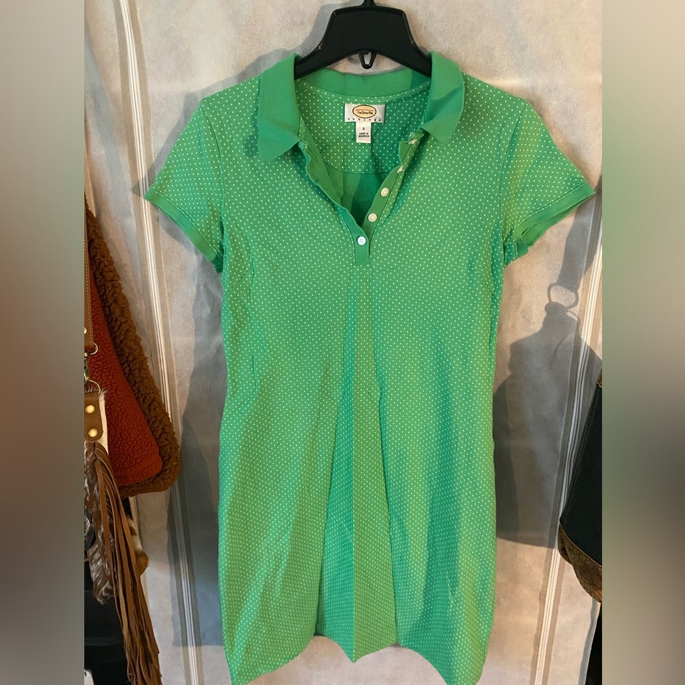 Talbots Retro Green Tennis Dress